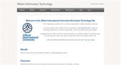 Desktop Screenshot of ltech.alliant.edu