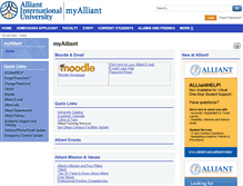 Tablet Screenshot of my.alliant.edu
